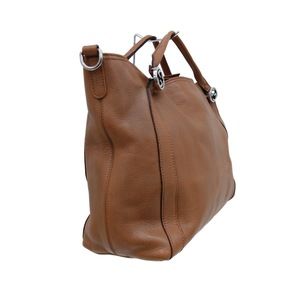 Gucci GG Brown Leather Handbag Miss